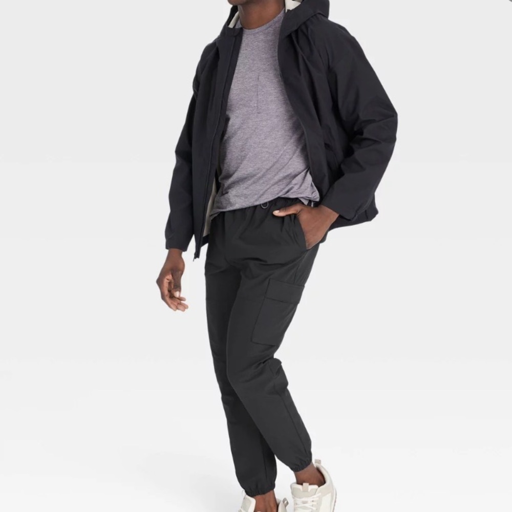 Men's All In Motion Navy Cargo Jogger Pants - Lightweight Comfort Sz XL
